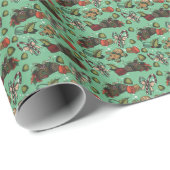Holiday Sweets- Mint (Color) ラッピングペーパー (ロールコーナー)