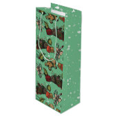 Holiday Sweets- Mint (Color) ワインギフトバッグ (正面アングル)