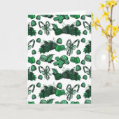 Holiday Sweets- Mint (Solid) カード (黄色い花)