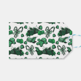 Holiday Sweets- Mint (Solid) ギフトタグ