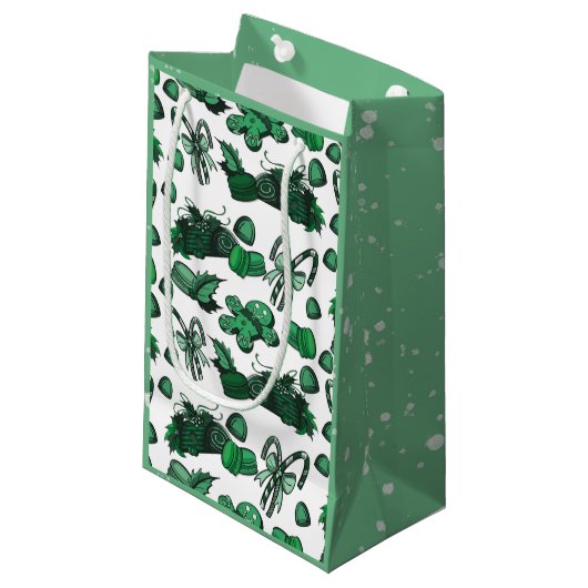 Holiday Sweets- Mint (Solid) スモールペーパーバッグ (正面アングル)
