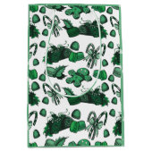 Holiday Sweets- Mint (Solid) ミディアムペーパーバッグ (正面)