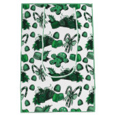 Holiday Sweets- Mint (Solid) ミディアムペーパーバッグ (裏面)