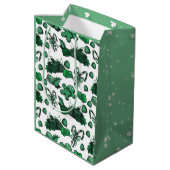 Holiday Sweets- Mint (Solid) ミディアムペーパーバッグ (裏面アングル)