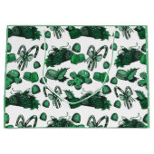 Holiday Sweets- Mint (Solid) ラージペーパーバッグ (正面)