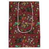 Holiday Sweets- Peppermint (Color) ミディアムペーパーバッグ (裏面)