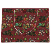 Holiday Sweets- Peppermint (Color) ラージペーパーバッグ (正面)