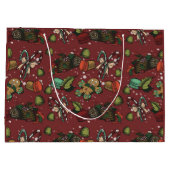 Holiday Sweets- Peppermint (Color) ラージペーパーバッグ (裏面)