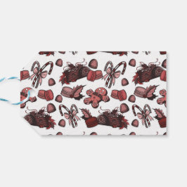 Holiday Sweets- Peppermint (Solid) ギフトタグ