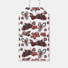 Holiday Sweets- Peppermint (Solid) ギフトタグ