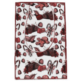 Holiday Sweets- Peppermint (Solid) ミディアムペーパーバッグ (正面)