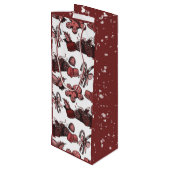 Holiday Sweets- Peppermint (Solid) ワインギフトバッグ (裏面アングル)