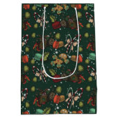 Holiday Sweets- Pine (Color) ミディアムペーパーバッグ (裏面)