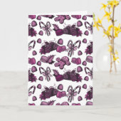 Holiday Sweets- Sugar Plum (Solid) カード (黄色い花)