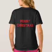 Holiday T-Shirt Country Christmas Farm Scene  Tシャツ (裏面)