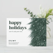 Holiday Thank You Business Order Card シーズンカード (スタンド正面)