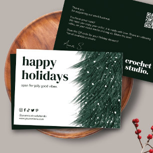 Holiday Thank You Business Order Card シーズンカード
