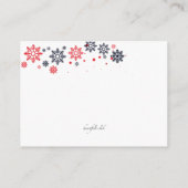 Holiday Thank You For your Applicance Promo Card 名刺 (裏面)