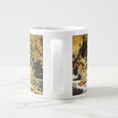 Holiday, the Picnic by James Tissot, ビクトリアン Art ジャンボコーヒーマグカップ (裏面)