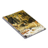 Holiday, the Picnic by James Tissot, ビクトリアン Art ノートブック (右側)