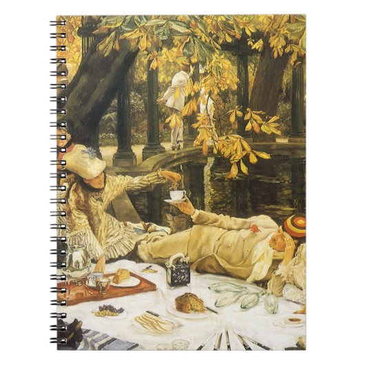 Holiday, the Picnic by James Tissot, ビクトリアン Art ノートブック (正面)