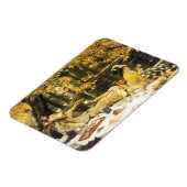 Holiday, the Picnic by James Tissot, ビクトリアン Art マグネット (左側)