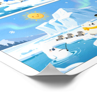 Holiday Theme Spot the Difference Kids Activity  ポスター