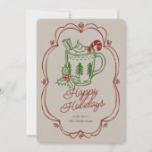 Holiday Themed Mug In Warm Colors シーズンカード (正面)