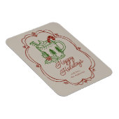 Holiday Themed Mug In Warm Colors マグネット (右側)