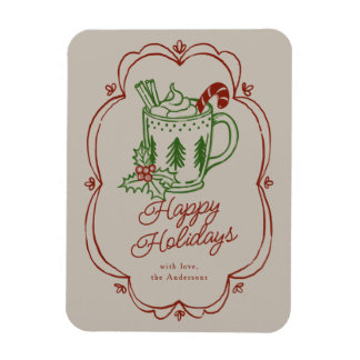 Holiday Themed Mug In Warm Colors マグネット