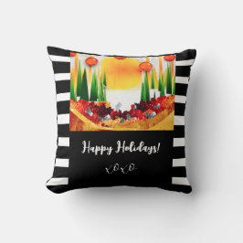 HOLIDAY Throw Pillow クッション
