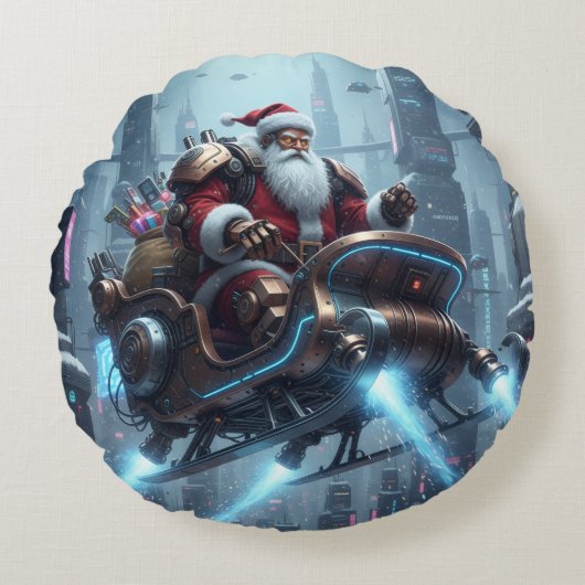 Holiday Throw Pillow ラウンドクッション (正面)