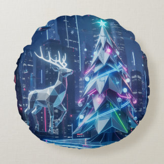 Holiday Throw Pillow ラウンドクッション