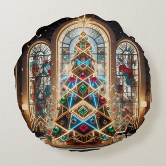 Holiday Throw Pillow ラウンドクッション