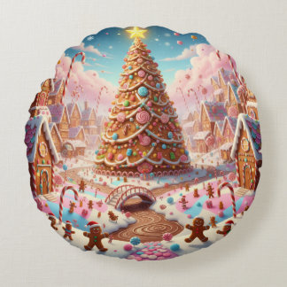 Holiday Throw Pillow ラウンドクッション