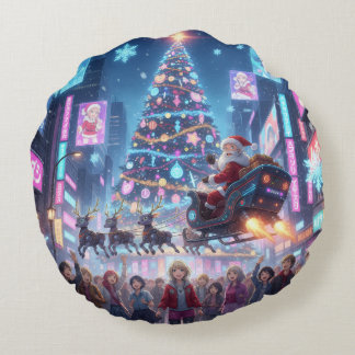 Holiday Throw Pillow ラウンドクッション