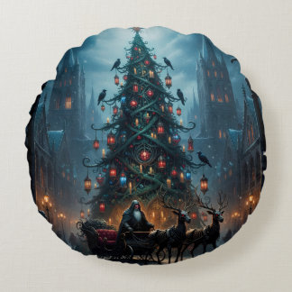 Holiday Throw Pillow ラウンドクッション