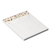 Holiday To-Do List Notepad ノートパッド (アングル)