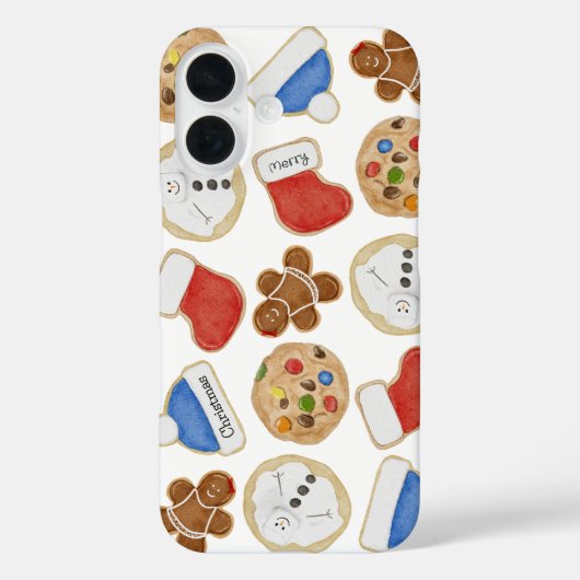 Holiday Treats Christmas Cookies Gingerbread Lady Case-Mate iPhoneケース (裏面)