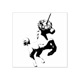 "Holiday Unicorn"クリスマススタンプ（右向き） ラバースタンプ