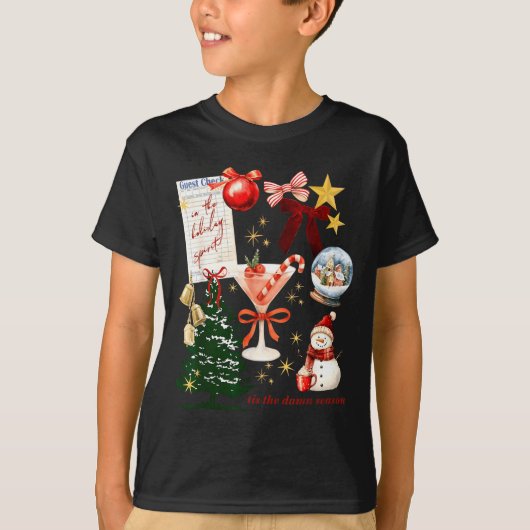 Holiday Vibes In The Holiday Srit Christmas Funny Tシャツ (正面)
