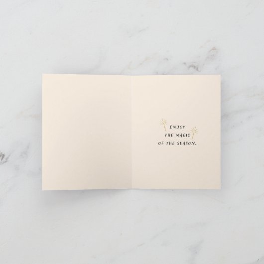 Holiday Warm Wishes Card カード (内部)