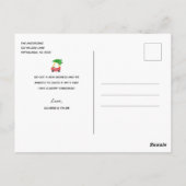 Holiday We've move New Home Announcement ポストカード (裏面)