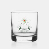 Holiday Whiskey Glass Set – Merry & Bright Barware ウイスキーグラス (裏面)