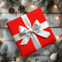 Holiday White Solid Color