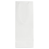 Holiday White Solid Color ワインギフトバッグ (裏面)