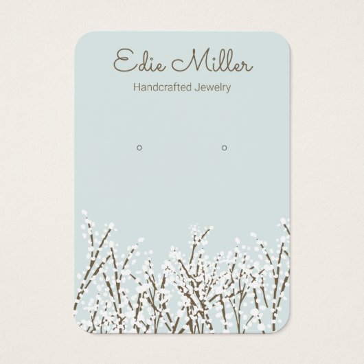 Holiday Winter Branches  Earring Jewerly (正面)