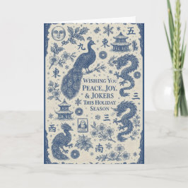 Holiday & Winter Mahjong Toile Cards カード