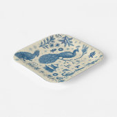 Holiday Winter Scene Mahjong Plates ペーパープレート (傾斜あり)