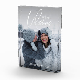 Holiday Wishesクリスマスフォトブロック フォトブロック